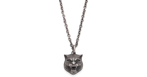 gucci mens necklace|gucci tiger necklace.